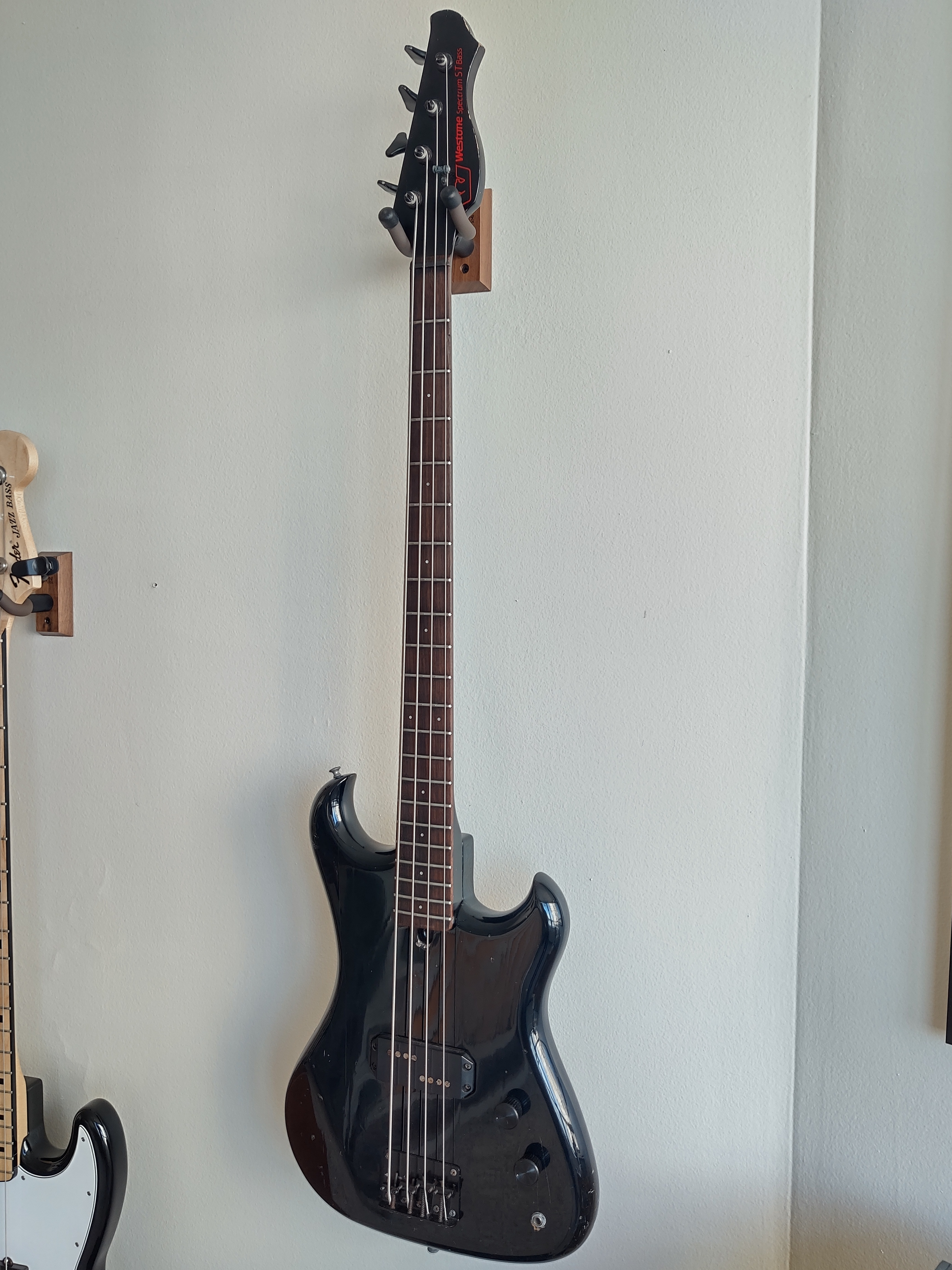 A Black Westone Spectrum ST Bass