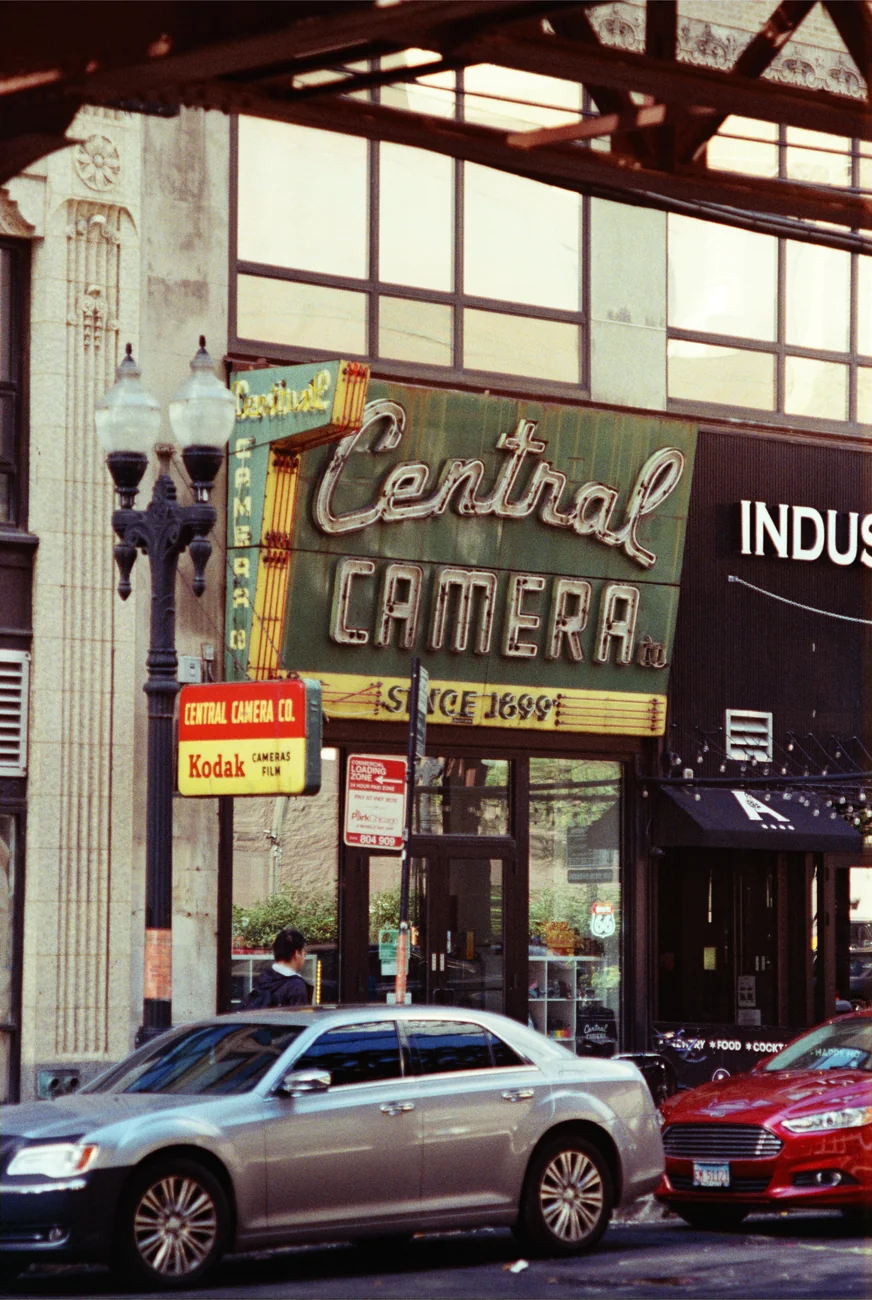 Storefront of Central Camera Co. in Chicago